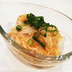 รูปของ 山芋とキムチの和え物