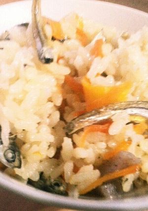 いりこ(煮干)まるごと炊き込みご飯-レシピのメイン写真