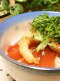ぱぱっと！マグロとエビの漬け丼
