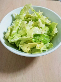 春キャベツのごま油あえ-レシピのメイン写真
