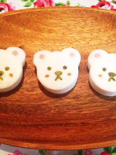 とっても簡単!キャラ弁にも♡しろくまさん-レシピのメイン写真