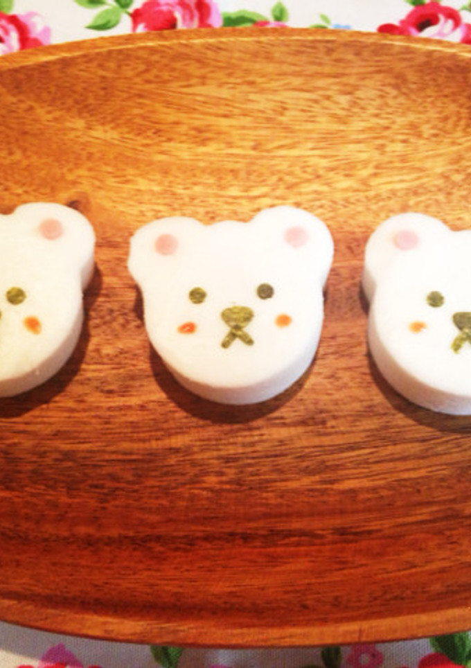 とっても簡単！キャラ弁にも♡しろくまさん-レシピのメイン写真