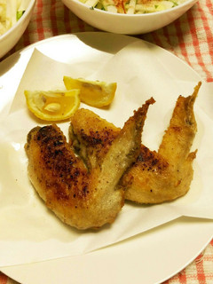 蒸し鶏手羽先のパリッと揚げ焼き*圧力鍋-レシピのメイン写真