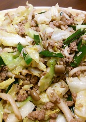 キャベツのガリバタ醤油炒め♪-レシピのメイン写真