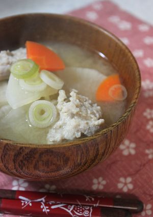 地元九十九里のいわしのつみれ汁♪-レシピのメイン写真