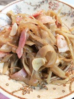 ゴボウのきんぴら☆ベーコンの旨味で-レシピのメイン写真