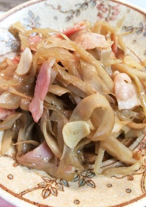 ゴボウのきんぴら☆ベーコンの旨味で-レシピのメイン写真