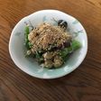 菜の花とお豆の和え物
