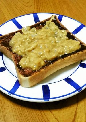 チョコバナナきなこトースト♥-レシピのメイン写真
