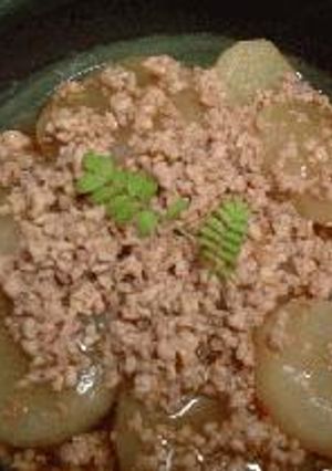 あつあつ大根・ひき肉あんかけ-レシピのメイン写真