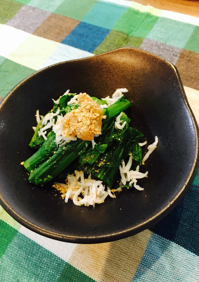 菜花としらすの梅胡麻和え-レシピのメイン写真