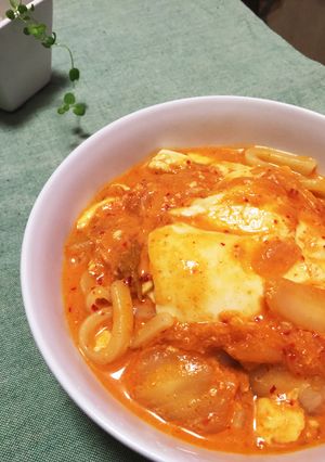 超簡易版☆簡単スンドゥブうどん-レシピのメイン写真
