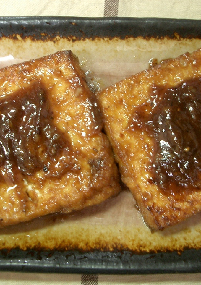 絹厚揚げのみそだれ焼き-レシピのメイン写真