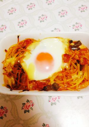 簡単もやしのカレーナポリオーブン焼き-レシピのメイン写真