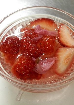 桜ゼリー-レシピのメイン写真