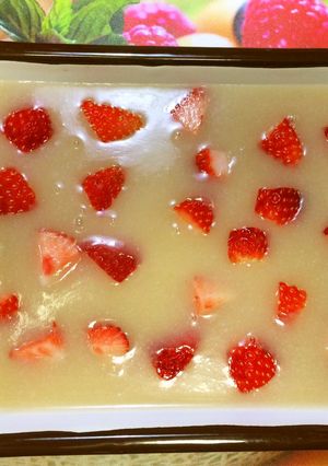 寒天と米粉で作る　ムースみたいな杏仁豆腐-レシピのメイン写真