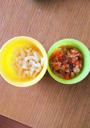 離乳食のお弁当 トマトツナうどん-レシピのメイン写真