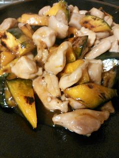 鶏肉とカボチャの照り焼き-レシピのメイン写真