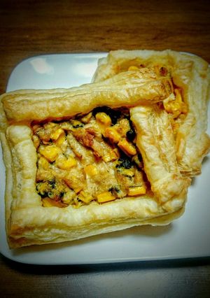 ツナとコーンとほうれん草のパイ-レシピのメイン写真