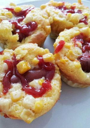 ホットケーキおかずマフィン☆30分で完成-レシピのメイン写真