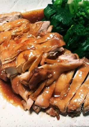 鶏もも肉の照り照り酒煮-レシピのメイン写真