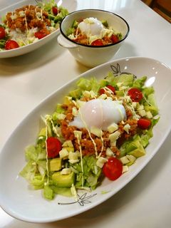 まるでお肉☆高野豆腐の煮物でタコライス-レシピのメイン写真
