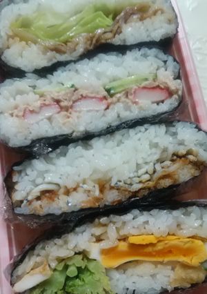 色々おにぎらず☆子供のスポ少お弁当☆-レシピのメイン写真