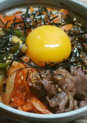 嫌いな野菜も美味しく〜栄養満点ビビンバ丼-レシピのメイン写真