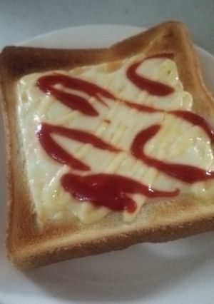 ピザ風チーズトースト-レシピのメイン写真