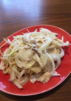 新たまねぎとツナの混ぜるだけ簡単パスタ-レシピのメイン写真