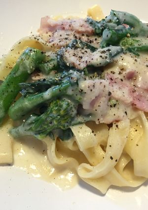 豆乳でヘルシー！コクうま☆クリームパスタ-レシピのメイン写真