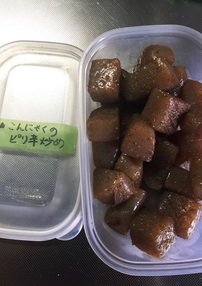 簡単作り置き★こんにゃくのピリ辛炒め-レシピのメイン写真