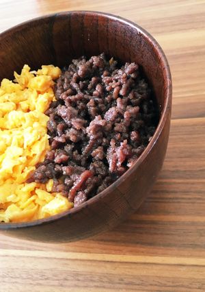 簡単♪ふわふわ鶏そぼろ丼☆-レシピのメイン写真