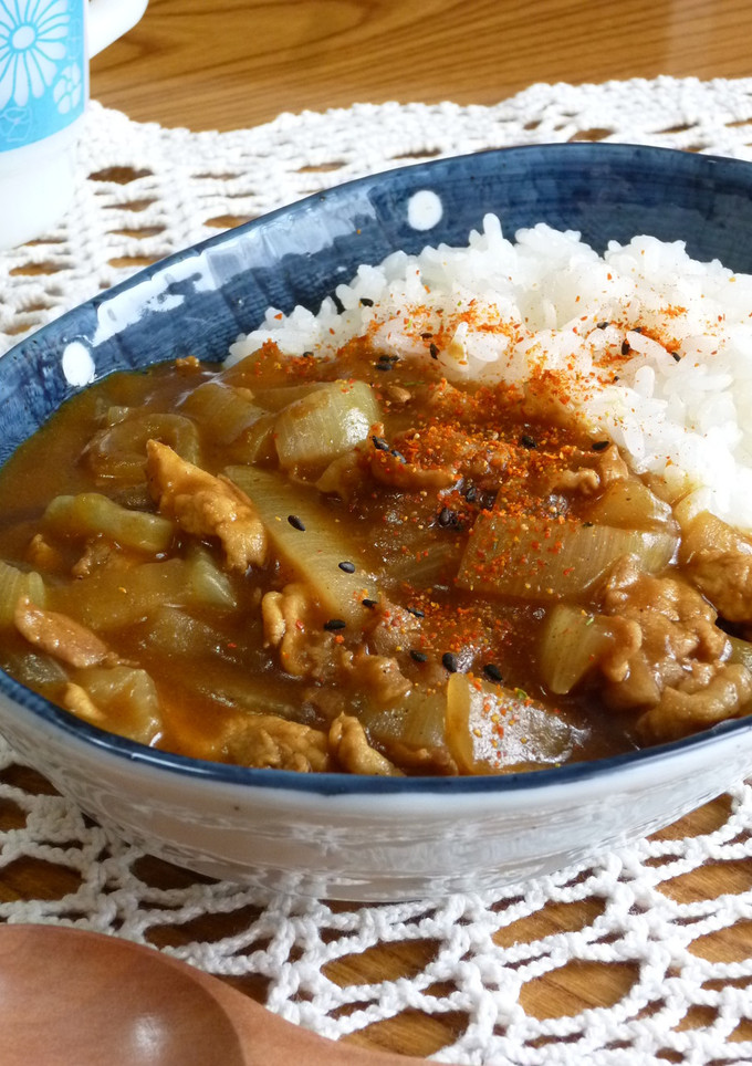 ❁新玉葱と豚肉だけの和風カレー❁-レシピのメイン写真