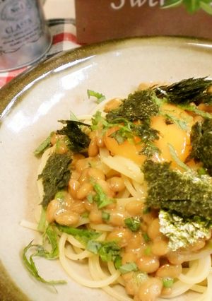 ぱぱっと!納豆スパゲッティ-レシピのメイン写真