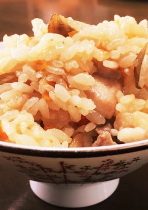 みつせ鶏づくし彩・香野菜の炊き込みごはん-レシピのメイン写真