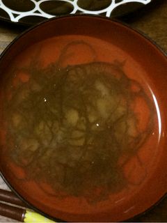 もずくのみそ汁-レシピのメイン写真