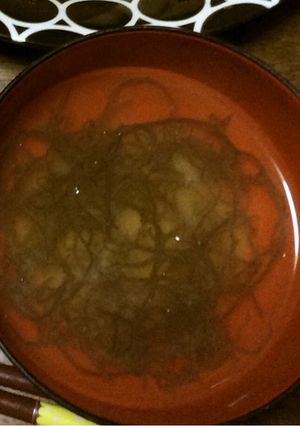 もずくのみそ汁-レシピのメイン写真