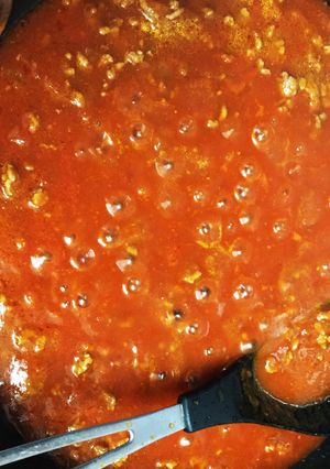 基本のトマトソース缶で！簡単ミートソース-レシピのメイン写真