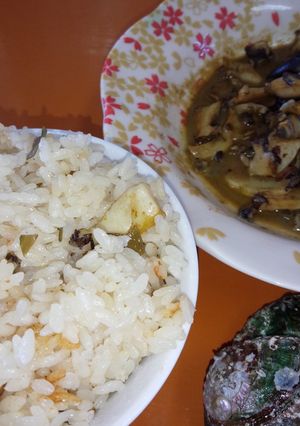 あ～幸せ！鮑ご飯と鮑バターソテー-レシピのメイン写真