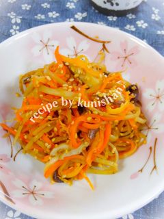 椎茸と牛蒡と人参のきんぴら♪-レシピのメイン写真