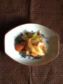 セロリと焼き葱のマリネ-レシピのメイン写真