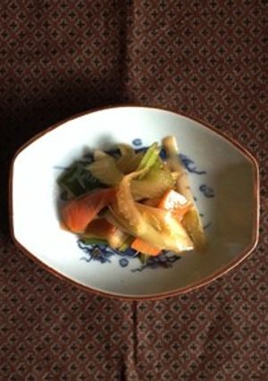 セロリと焼き葱のマリネ-レシピのメイン写真