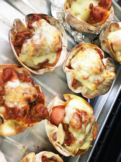 餃子の皮でポテトミート オーブンとレンジ-レシピのメイン写真