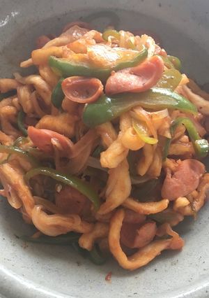 まるでパスタ？　切干ナポリタン-レシピのメイン写真