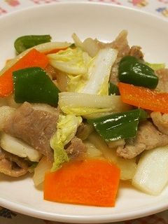 豚肉と白菜の塩麹柚子こしょう炒め-レシピのメイン写真