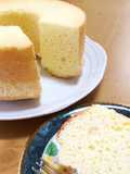 ノンオイル♡クリームチーズシフォンケーキ