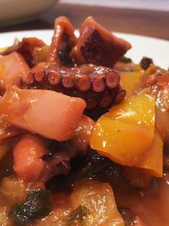 たこといかのトマト煮込み☆*+-レシピのメイン写真