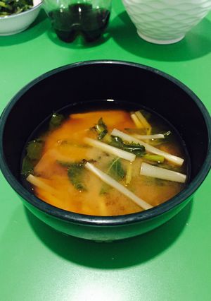 ハマダイコンの味噌汁-レシピのメイン写真