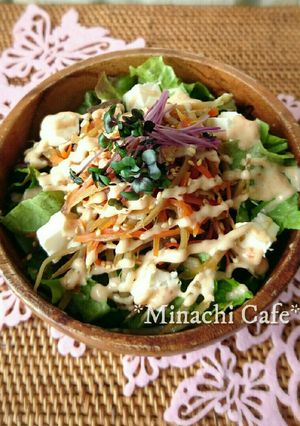 きんぴらリメイク♪梅マヨサラダ丼-レシピのメイン写真